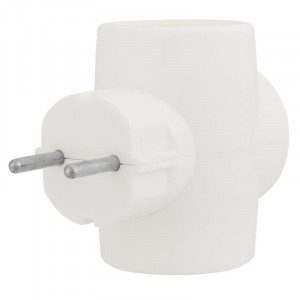 Разветвитель 3-м без заземл. 6-10А 220В евростандарт 11-1068