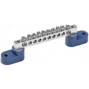 Шина N "ноль" на двух угловых изол. Ni ШНИ-6х9-10-У2-С YNN10-10-C2-K07-N