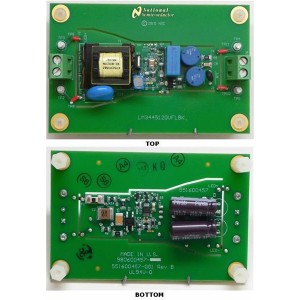 LM3445-120VFLBK/NOPB, Средства разработки схем светодиодного освещения  LM3445-120VFLBK EVAL BOARD