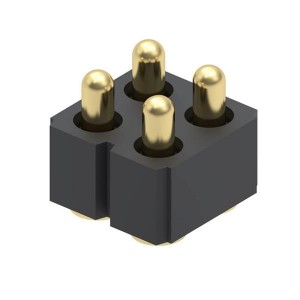 813-22-004-30-002101, Проводные клеммы и зажимы 4P DOUBLE ROW HDR .197" PIN HEIGHT