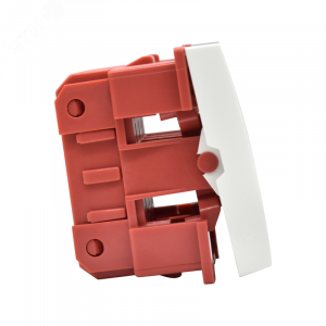 ВК4-21-00-П Выключатель проходной (переключатель) одноклавишный (на 2 модуля) ПРАЙМЕ CKK-40D-PO2-K01