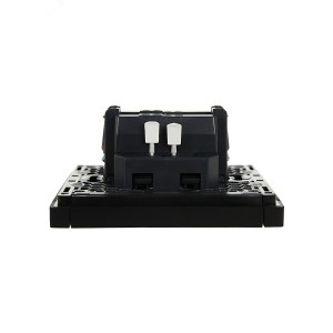 Выключатель 1-кл. СП FORTE&PIANO 10А FP102 с индикацией черн. IEK FP-V10-1-10-1-K02