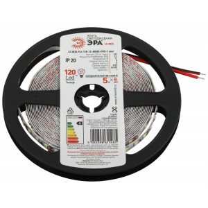Светодиодная лента LS2835 9,6-120-12-6000K-IP20-1 year белая 5м Б0053969