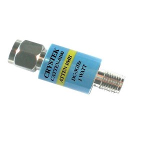 CATTEN-0100, Аттенюаторы - межкомпонентные соединения DC to 3GHz 10.0 dB -40 to +85 1.0 watt