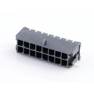 430451609, Разъем штыревой двухрядный угловой на плату