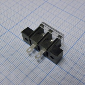 DG38H-A-02P-13-00A(H), Барьерный клеммный блок 2 контакта. Серия DG38H-A