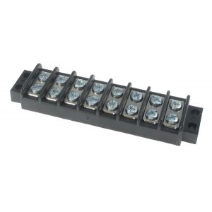 38780-0108, Клеммные колодки с изолирующими перегородками .438 CLOSED BOTM 8P screw terminal style