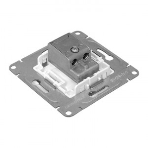 Механизм розетки TV, оконечная, белый Эпика EKF UP1-SOW-TV-3