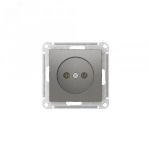 ATLASDESIGN РОЗЕТКА без заземления без шторок, 16А, быстрозажимные клеммы, СТАЛЬ ATN000941S