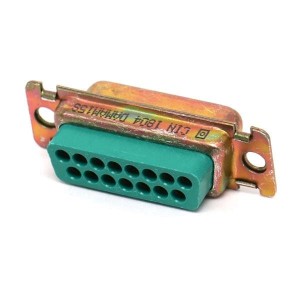 DAMAMT15S, Стандартные соединители D-Sub  DSUB 15 F CRIMP T00L G50 ZIN