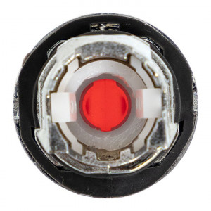 Исполнительный механизм переключателя ХB4 красный на 3 положения возвратный без фиксации, с подсветкой с короткой ручк IP65 EKF XB4BD3L-R-65