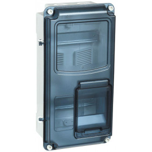 Корпус ЩУРн-П 1/8 Krepta 3 IP66 PC пластик. MSP1-N-08-66-L