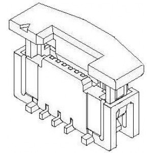 52559-1552, Соединители FFC и FPC 0.5 FPC ZIF SMT ST 1 ST 15Ckt EmbsTp Pkg