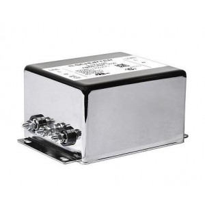 3-123-526, Фильтры цепи питания 30 A, Bolt and nut M4, Standard version 2-stage, Single Phase Block Filter