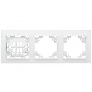 Рамка 3-м Минск горизонтальная бел. Basic ERM-G-303-10