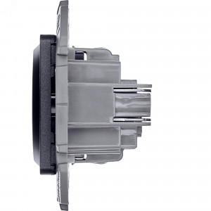 Розетка 1-м СП Inspiria 16А IP20 250В 2P+E защ. шторки немецк. стандарт механизм антрацит Leg 673733