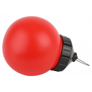 Светильник НСП 01-60-003 подвесной Гранат полиэтилен IP44 E27 max 60Вт шар красный Б0052012
