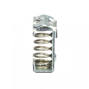 Зажим кабельный WST 8, Зажим для подключения экранированного кабеля, тип фиксации провода: зажим, для кабеля: 3-8 мм, цвет: серый, тип монтажа: шина 10х3