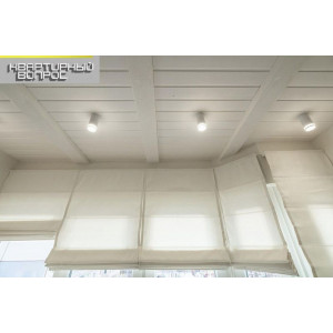 Светильник 4005 накладной потолочный под лампу GU10 бел. LT-UPB0-4005-GU10-1-K01