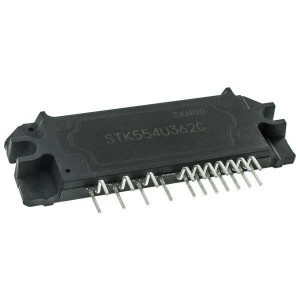 STK554U362C-E, Контроллеры и драйверы двигателей / движения / зажигания 3 Phase Inverter Hybrid IC