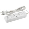 Удлинитель 3х1.5м без заземл. 6А IP20 UX-3-1.5m 1.3кВт ШВВП 2х0.75 Б0035747
