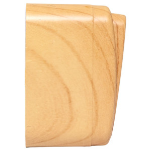 Выключатель 2-клавишный ОП Минск 10А с индикатором светлое дерево EGV10-123-30