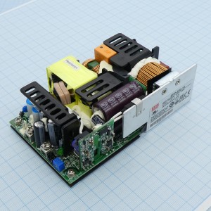 EPP-500-12, AC-DC, 320.4Вт (вент. 499.2Вт), ККМ, вход 80…264V AC, 47…63Гц /113…370В DC, выход 12В/26.7A (вент. 41.6А), рег. вых 11.4…12.6В, изоляция 3000В AC, открытая плата 127х76х40мм, -30…+70°С, доп. выход 12В/0.5А, выход SB 5В/1А