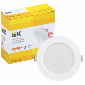 Светильник LED ДВО 1611 белый круг 7Вт 3000К IP20 LDVO0-1611-07-3000-K01