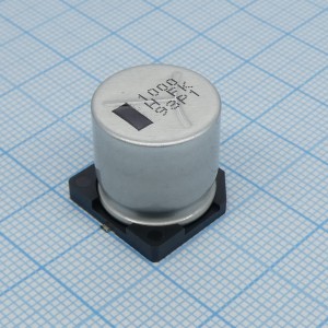 EEVFK1H102M, Конденсатор электролитический низкоимпедансный для поверхностного монтажа 50В 1000мкФ 1610мА 2000 часов 16*16.5