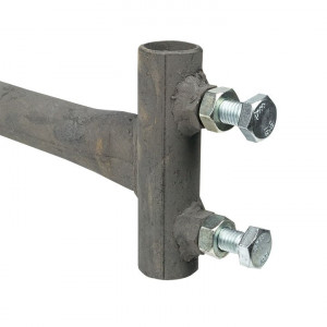 Держатель мачты молниеприемника к стене, D=40мм, вынос 530мм PROxima lp-530-04018-sp