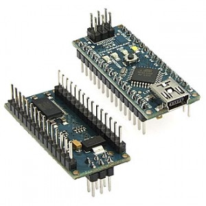 ARDUINO NANO V3 AVR ATM 328 P-20AU, Arduino совместимая плата на базе микроконтроллера Atmega328 32КБ Flash, 2КБ SRAM