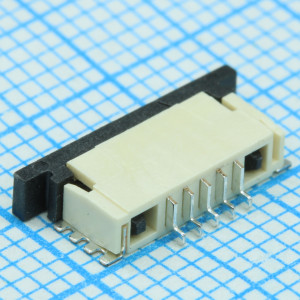 84952-5, Соединитель FFC и FPC ZIF BTM 1X05 контактов SMT