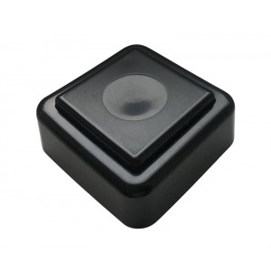 Кнопка звонка (выключатель для бытовых электрических звонков) ВЗ1-01 черн./черн.