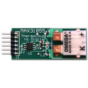 MAX31855PMB1#, Средства разработки интегральных схем (ИС) преобразования данных Peripheral Module for MAX31855, Cold-Junction CompensatedThermocouple-to-Digital Converter
