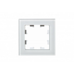Рамка 1-м AtlasDesign Nature стекло бел. SE ATN320101