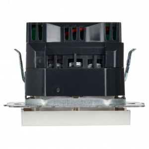 Розетка BRITE РЮш11-1-БрБ 16А с USB A+C 18Вт с заземл. защ. шторки бел. BR-R14-16-U22-018-K01