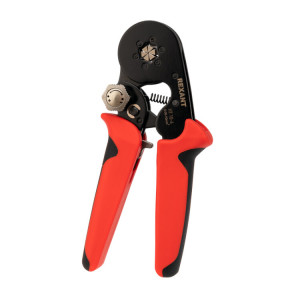 HT-10-6, Кримпер для обжима штыревых наконечников 0.08-10.0 мм2 с регулятором прижимного усилия