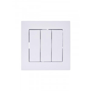 Выключатель 3-кл. СП Vesna механизм бел. 742-0288-109