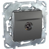 UNICA TOP РОЗЕТКА TV, одиночная, ГРАФИТ MGU5.462.12ZD