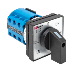 Переключатель кулачковый ПК-1-64 10А для вольтметра pk-1-64-10