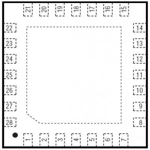MAX30002CWV+T, Аналоговый входной блок - AFE Bio Potential AFE