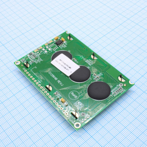 WG12864B-TFH-V#N, ЖКИ графич, 128 x 64, FSTN Positive/Transfl, подсв. LED, драйвер NT7107C, VDD = 5V, 6 o`cl, -20...+70C