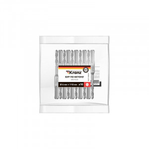 Бур по бетону 6x110x50 мм SDS PLUS (10 шт.) KR-91-0006-4