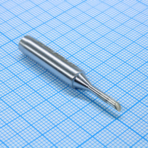 T900-2C, Жало для паяльной станции ST80/AT937/AT989/AT989D/ST8802/AT8502D скошенный под 45° круг 2.0мм