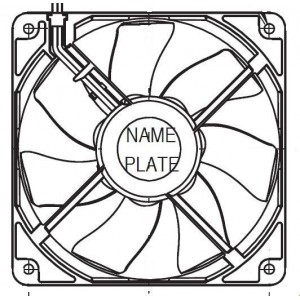 11925SA-24Q-AL-00, Вентиляторы постоянного тока DC Axial Fan, 119x25mm, 24VDC, 113CFM, Rib, Lock Rotor, 3-Wire