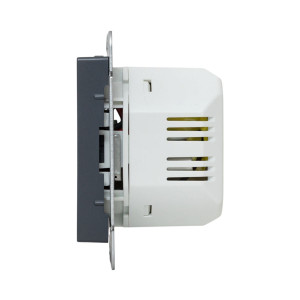 Механизм розетки USB-С, быстрая, графит Эпика EKF UP1-SOG-USBCF