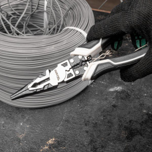 Тонкогубцы многофункциональные универсальные 200мм KR-12-4653-5