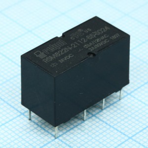 RSM822N-2112-85-S024, Сверхминиатюрное сигнальное реле 2А две группы на переключение катушка 24В 2880Ом
