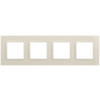 Рамка для розеток и выключателей Elegance 14-5014-02 Classic, на 4 поста, слоновая кость Б0060587