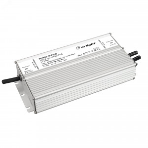 Блок питания ARPV-UH24600-PFC (24V, 25A, 600W) 034463, Источник напряжения с гальванической развязкой для светодиодных изделий. Входное напряжение 108-277 VAC. Выходные параметры: 24 В, 25 А, 600 Вт. Встроенный PFC >0.9. Герметичный алюминиевый корпус IP 67. Рабочая температура -40…+90C?. Габаритные размеры д